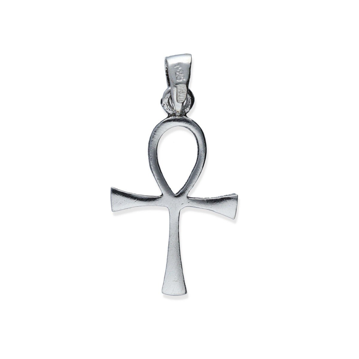 colgante cruz egipcia Colgante plata de ley 925 lisa cruz egipcia de 22mm.