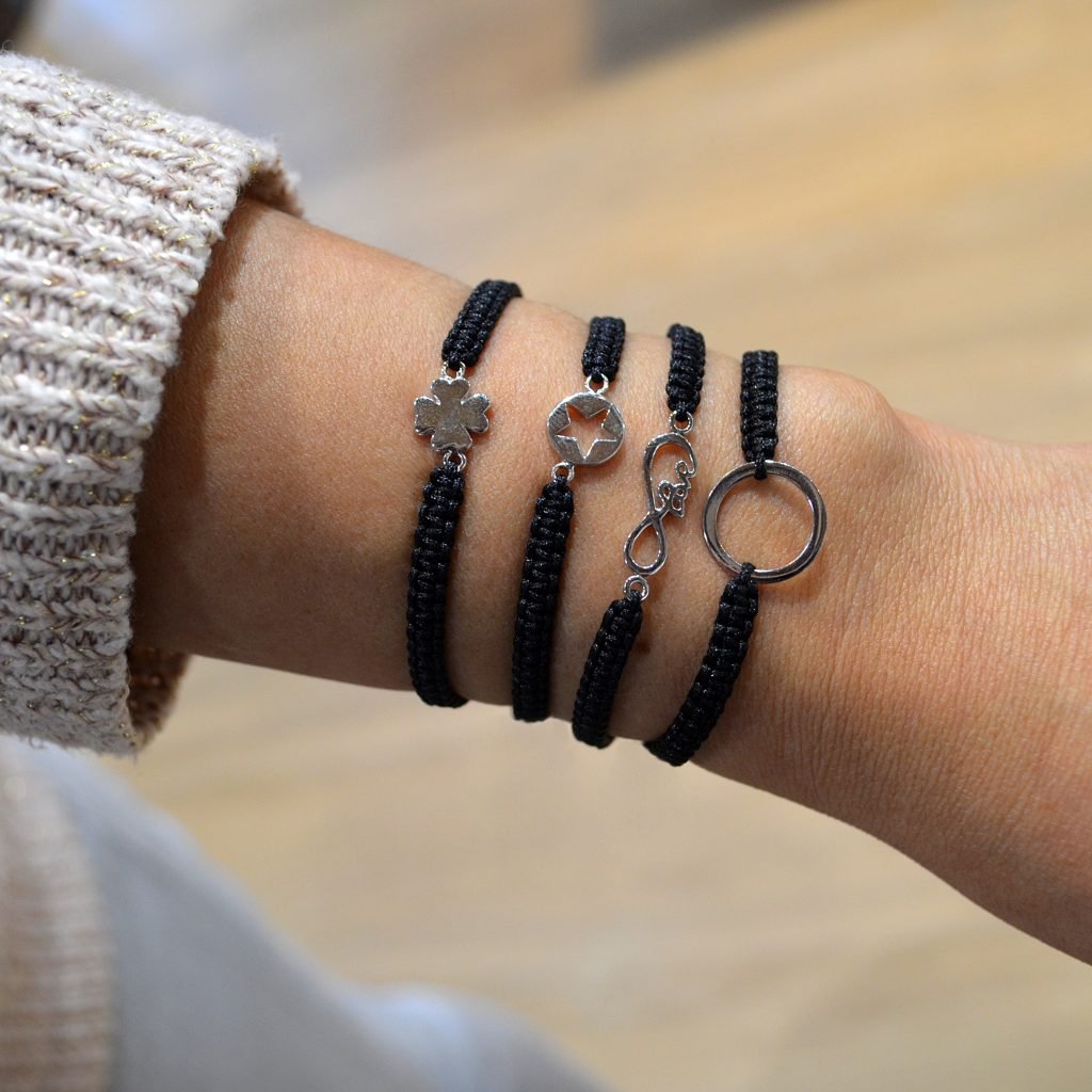 Pulsera trébol de la suerte