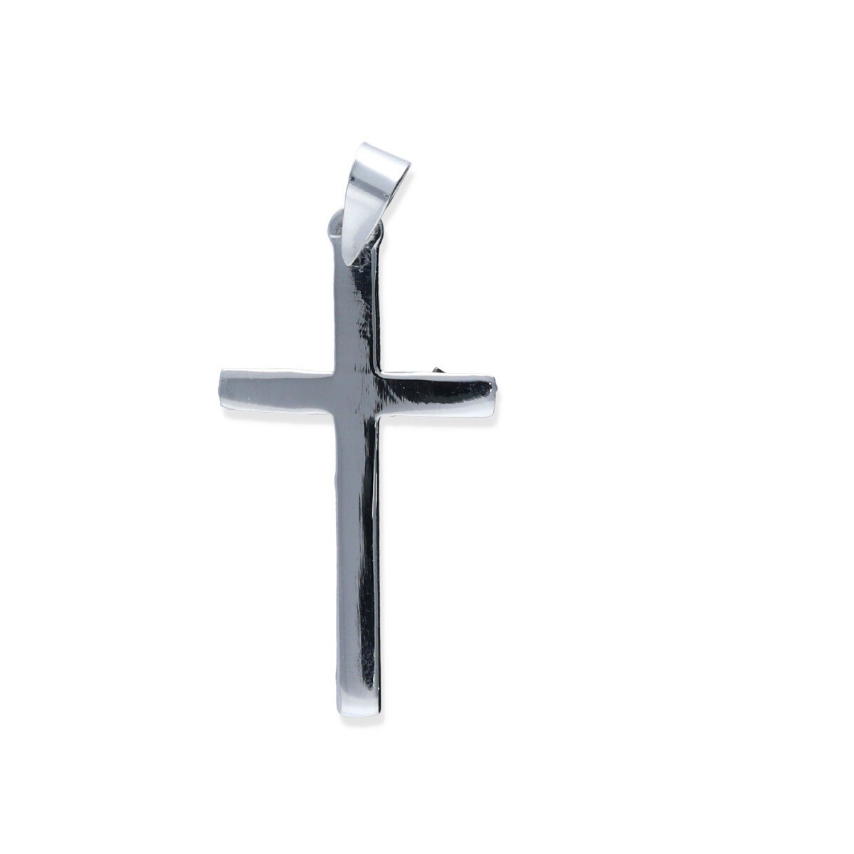 Colgante con cruz Colgante plata de ley 925 lisa cruz de 35mm.