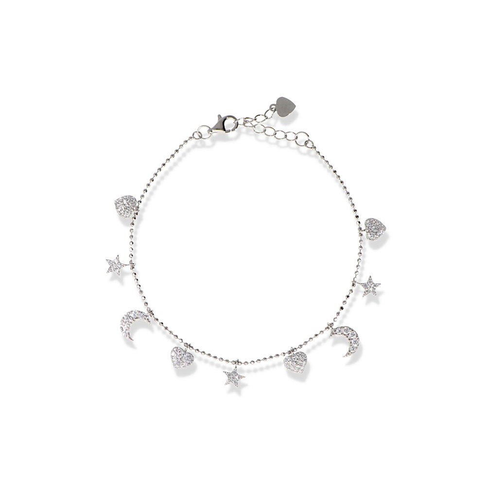 Pulsera de plata de ley 925