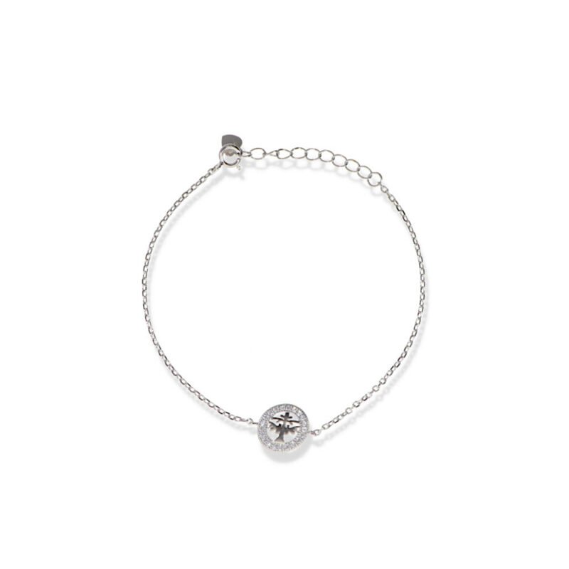 Pulsera plata de ley para comunión