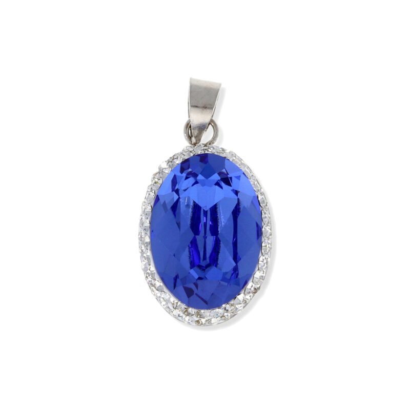 Colgante plata de swarovski