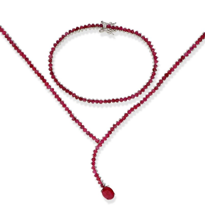 Conjunto de piedra preciosa