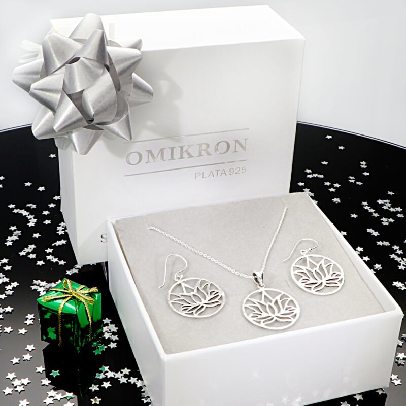 Conjunto flor de loto