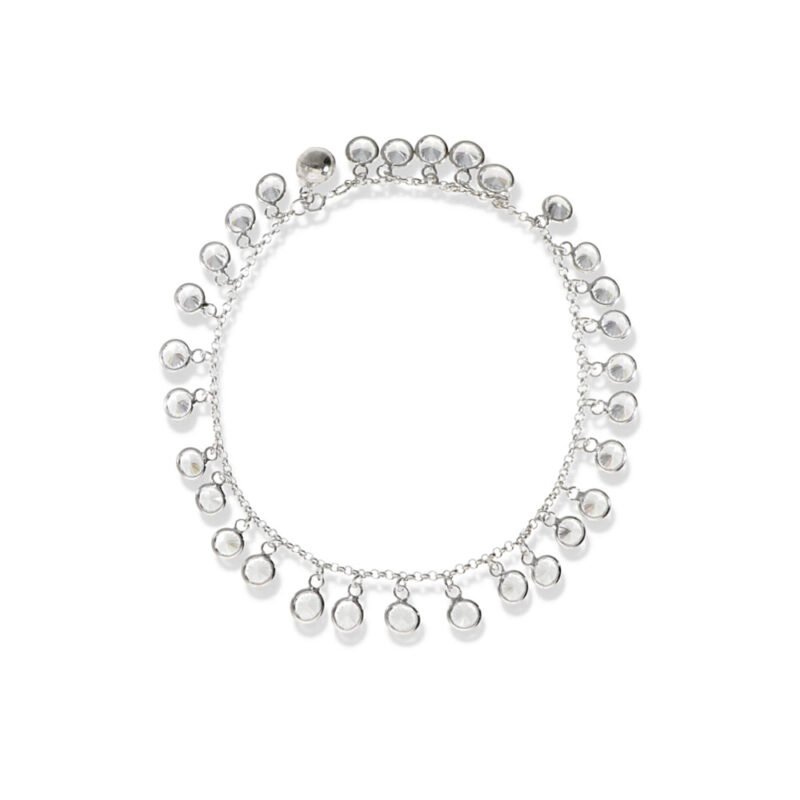 pulsera tobillera circonitas