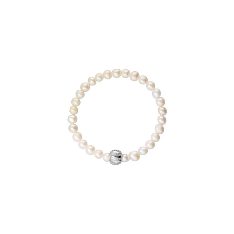 pulsera perla encaje