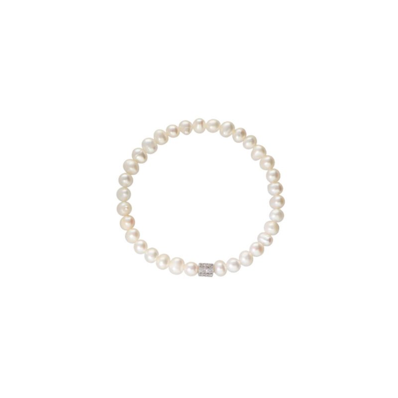pulsera perla cilindro