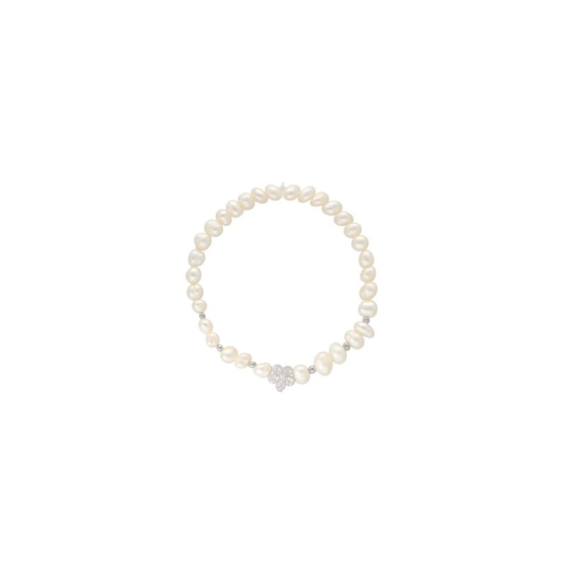 pulsera perla flor