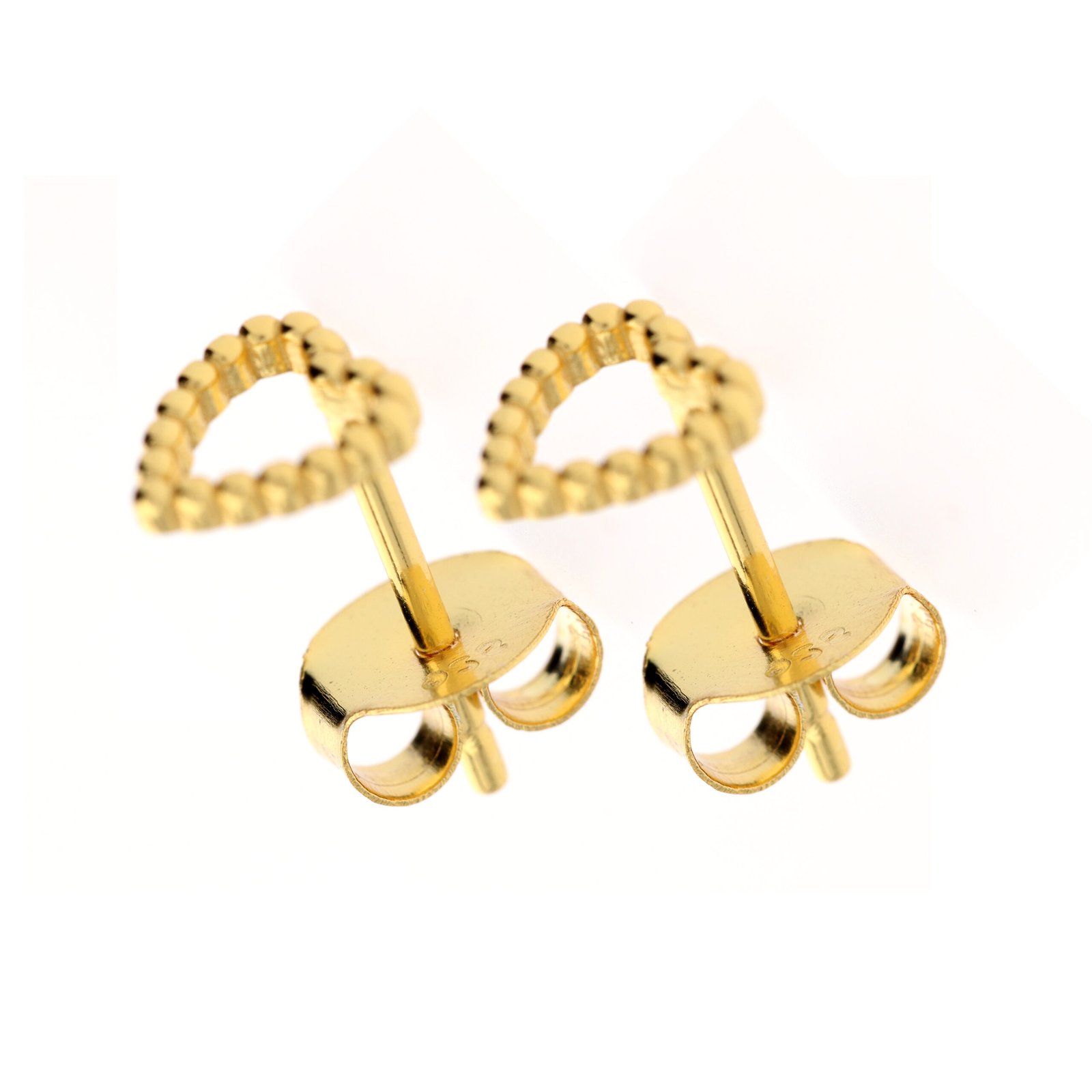 c71 pendiente oro corazon de bolitas 02